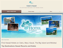 Tablet Screenshot of hotelinhawaii.us